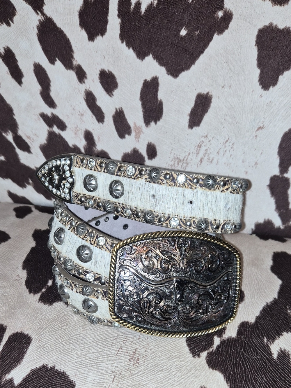 Bootbarn Cowhide Belt Paired With Buckle